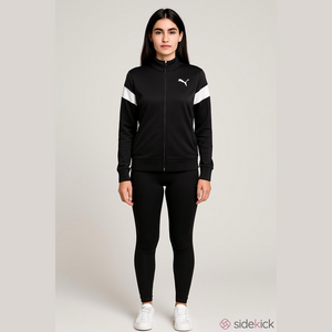 Puma Classic tricot track jacket style full zip jacket only no pants woman’s XL